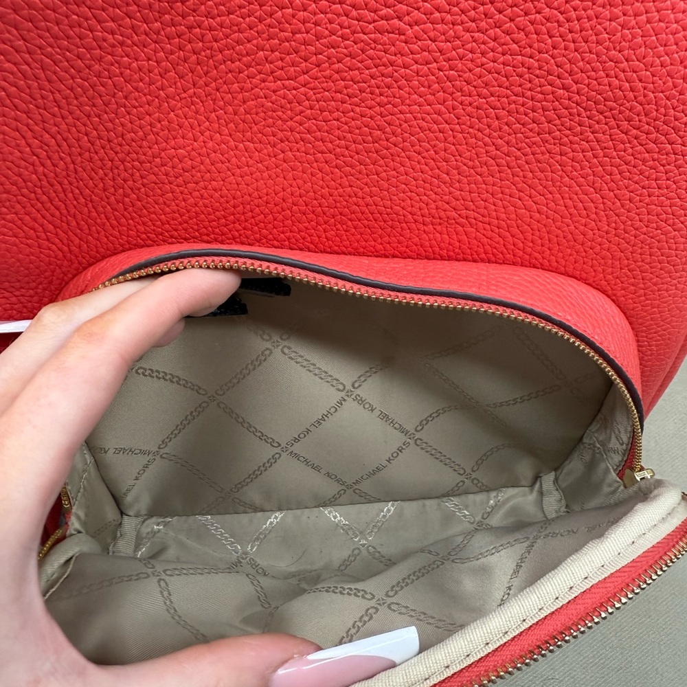 Michael Kors Bex Medium Pebbled Leather Backpack USED - Picture 7 of 7